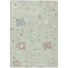 Machine Washable Indoor/Outdoor Chantille Aloe 9' x 12' Rug