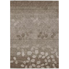Machine Washable Indoor/Outdoor Chantille Taupe 9' x 12' Rug