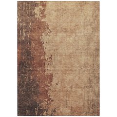 Machine Washable Indoor/Outdoor Chantille Paprika 9' x 12' Rug