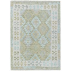 Machine Washable Indoor/Outdoor Chantille Sage 9' x 12' Rug
