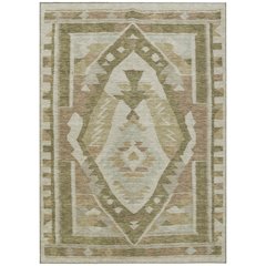 Machine Washable Indoor/Outdoor Chantille Linen 9' x 12' Rug