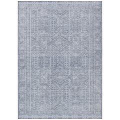 Machine Washable Indoor/Outdoor Chantille Sky 9' x 12' Rug