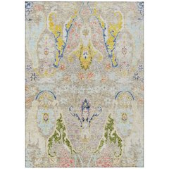 Machine Washable Indoor/Outdoor Chantille Beige 9' x 12' Rug