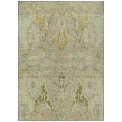 Machine Washable Indoor/Outdoor Chantille Khaki 9' x 12' Rug