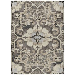 Machine Washable Indoor/Outdoor Chantille Chocolate 9' x 12' Rug
