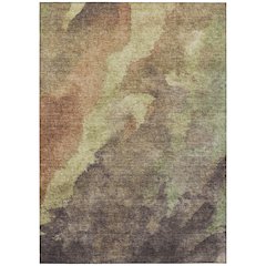 Machine Washable Indoor/Outdoor Chantille Mocha 9' x 12' Rug