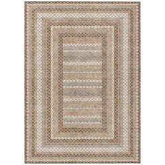 Machine Washable Indoor/Outdoor Chantille Chocolate 9' x 12' Rug
