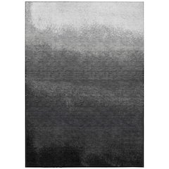 Machine Washable Indoor/Outdoor Chantille Gray 9' x 12' Rug
