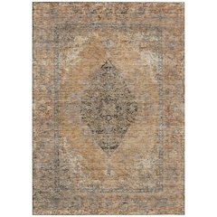 Machine Washable Indoor/Outdoor Chantille ACN2021 Copper 9' x 12' Rug