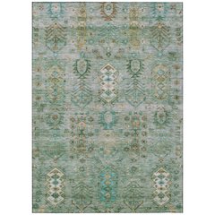 Machine Washable Indoor/Outdoor Chantille ACN2047 Sage 9' x 12' Rug