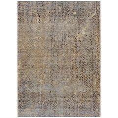 Machine Washable Indoor/Outdoor Chantille ACN2088 Brown 9' x 12' Rug