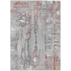 Machine Washable Indoor/Outdoor Chantille ACN2120 Copper 9' x 12' Rug