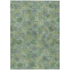 Machine Washable Indoor/Outdoor Chantille ACN2128 Aloe 9' x 12' Rug