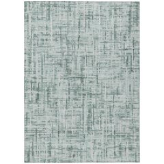 Machine Washable Indoor/Outdoor Chantille ACN2130 Teal 9' x 12' Rug