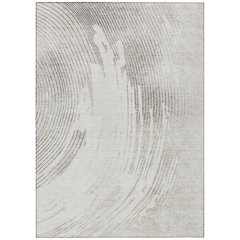 Machine Washable Indoor/Outdoor Chantille ACN2133 Ivory 9' x 12' Rug