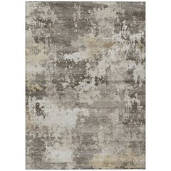 Machine Washable Indoor/Outdoor Chantille ACN2142 Taupe 9' x 12' Rug