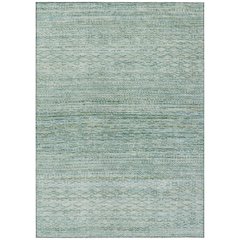Machine Washable Indoor/Outdoor Chantille ACN2150 Aqua 9' x 12' Rug