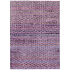 Machine Washable Indoor/Outdoor Chantille ACN2155 Purple 9' x 12' Rug