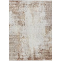 Machine Washable Indoor/Outdoor Chantille ACN2171 Beige 9' x 12' Rug