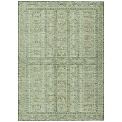 Machine Washable Indoor/Outdoor Chantille ACN2173 Sage 9' x 12' Rug