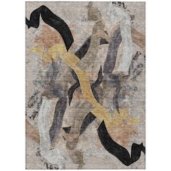 Machine Washable Indoor/Outdoor Chantille ACN2191 Taupe 9' x 12' Rug