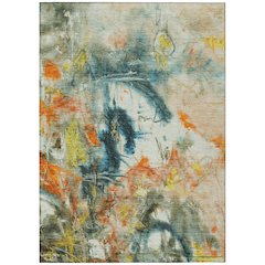 Machine Washable Indoor/Outdoor Chantille ACN2202 Sage 9' x 12' Rug