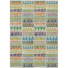Machine Washable Indoor/Outdoor Chantille ACN2205 Beige 9' x 12' Rug