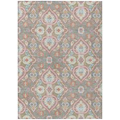 Machine Washable Indoor/Outdoor Chantille ACN2207 Taupe 9' x 12' Rug