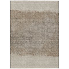 Machine Washable Indoor/Outdoor Chantille ACN2214 Beige 9' x 12' Rug