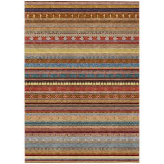 Machine Washable Indoor/Outdoor Chantille ACN2218 Paprika 9' x 12' Rug
