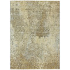 Machine Washable Indoor/Outdoor Chantille ACN2226 Brown 9' x 12' Rug