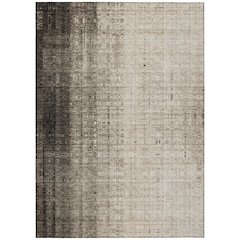 Machine Washable Indoor/Outdoor Chantille ACN2240 Brown 9' x 12' Rug