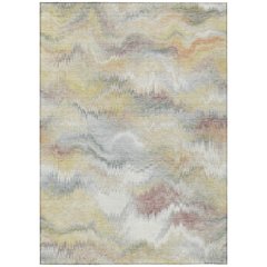 Machine Washable Indoor/Outdoor Chantille ACN2258 Brown 9' x 12' Rug