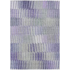 Machine Washable Indoor/Outdoor Chantille ACN2271 Purple 9' x 12' Rug