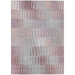 Machine Washable Indoor/Outdoor Chantille ACN2271 Red 9' x 12' Rug