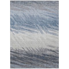Machine Washable Indoor/Outdoor Chantille ACN2272 Blue 9' x 12' Rug