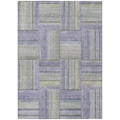 Machine Washable Indoor/Outdoor Chantille ACN2285 Purple 9' x 12' Rug