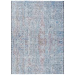 Machine Washable Indoor/Outdoor Chantille ACN2310 Blue 9' x 12' Rug
