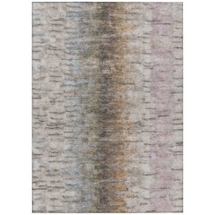 Machine Washable Indoor/Outdoor Chantille ACN2319 Brown 9' x 12' Rug