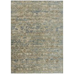 Machine Washable Indoor/Outdoor Chantille ACN2324 Green 9' x 12' Rug