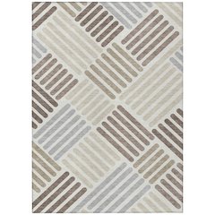 Machine Washable Indoor/Outdoor Chantille ACN2339 Ivory 9' x 12' Rug
