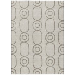 Machine Washable Indoor/Outdoor Chantille ACN2344 Brown 9' x 12' Rug