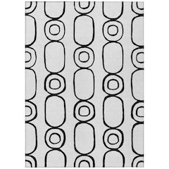 Machine Washable Indoor/Outdoor Chantille ACN2344 Ivory 9' x 12' Rug