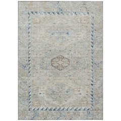 Machine Washable Indoor/Outdoor Chantille ACN2357 Ivory 9' x 12' Rug