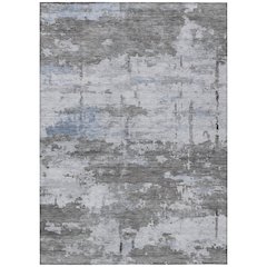 Machine Washable Indoor/Outdoor Chantille ACN2362 Brown 9' x 12' Rug