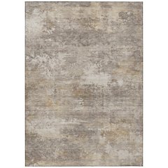 Machine Washable Indoor/Outdoor Chantille ACN2369 Gray 9' x 12' Rug