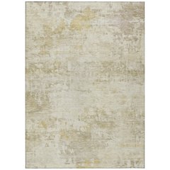 Machine Washable Indoor/Outdoor Chantille ACN2371 Ivory 9' x 12' Rug