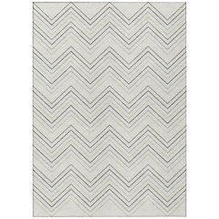 Machine Washable Indoor/Outdoor Chantille ACN2391 Ivory 9' x 12' Rug