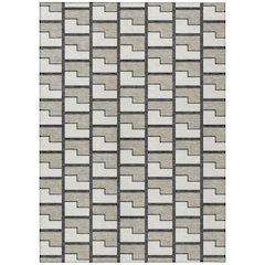 Machine Washable Indoor/Outdoor Chantille ACN2416 Ivory 9' x 12' Rug