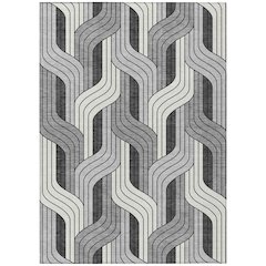 Machine Washable Indoor/Outdoor Chantille ACN2422 Ivory 9' x 12' Rug
